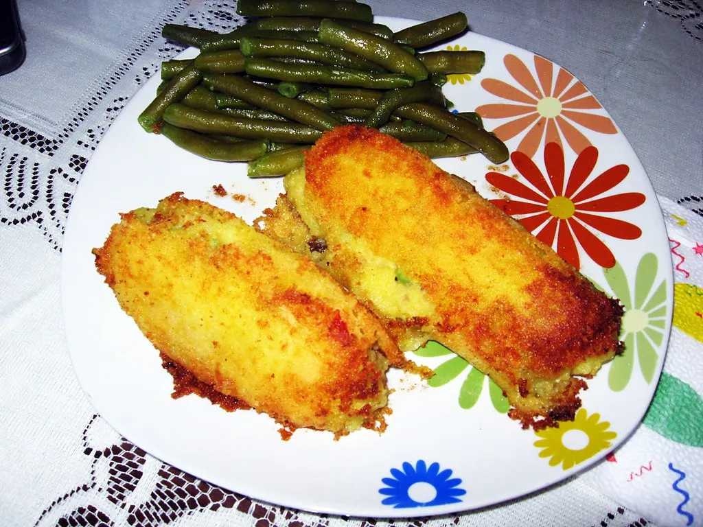 Ceviche con papa rellena